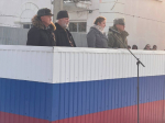 Иерей Константин Мироненко принял участие в торжественной отправке призывников в ряды Вооружённых сил России